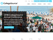 Tablet Screenshot of collegesource.com